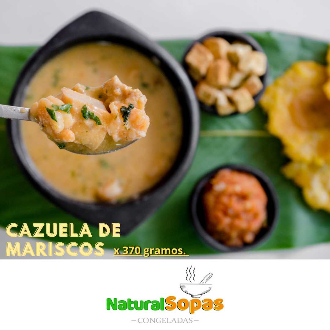 Cazuela de Mariscos - Sopa congelada natural de Natural Sopas